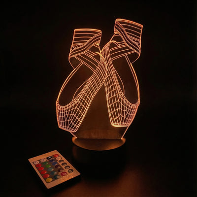 Ballet Slipper 3D Illusion Light