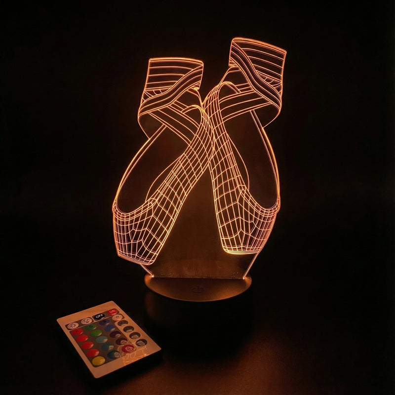 Ballet Slipper 3D Illusion Light
