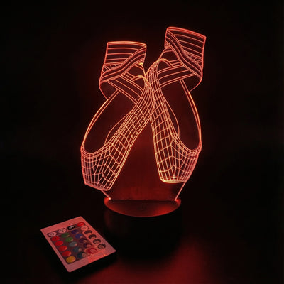 Ballet Slipper 3D Illusion Light