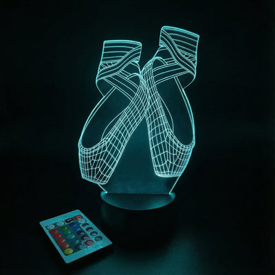 Ballet Slipper 3D Illusion Light