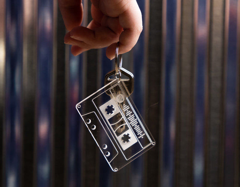 Spotify Cassette Mix Tape Keychain