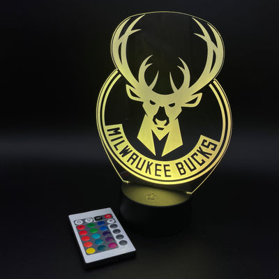 Milwaukee Bucks Illusion Lamp