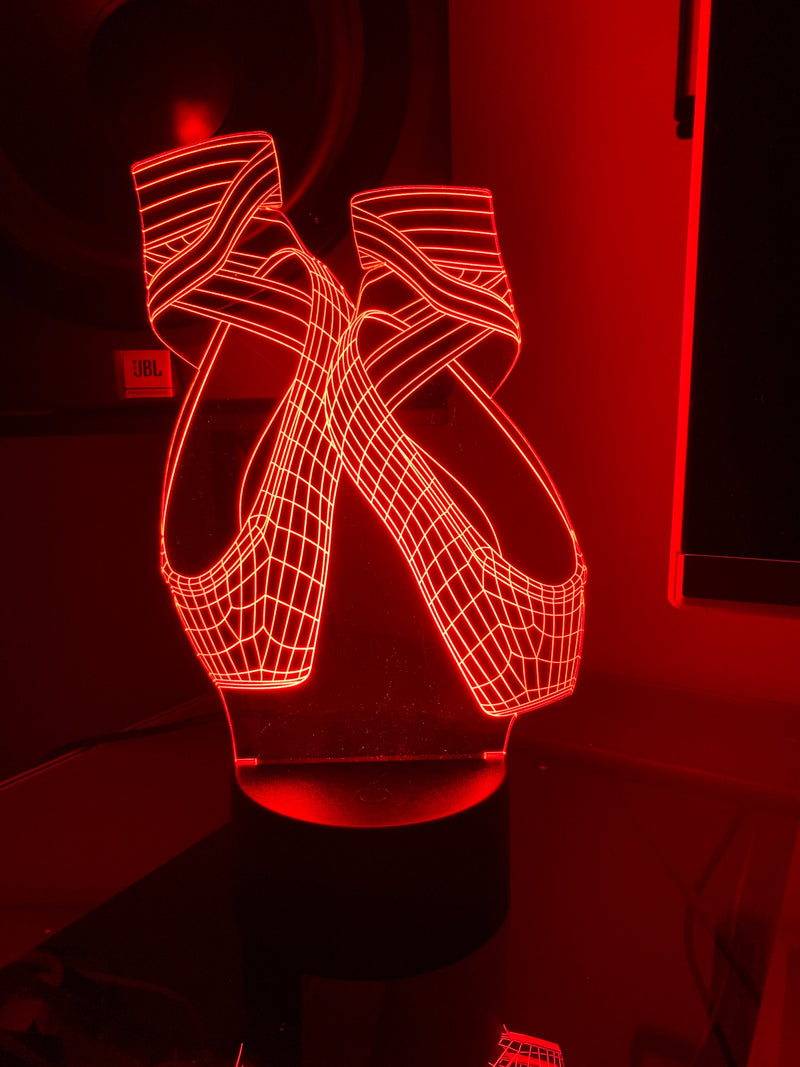 Ballet Slipper 3D Illusion Light