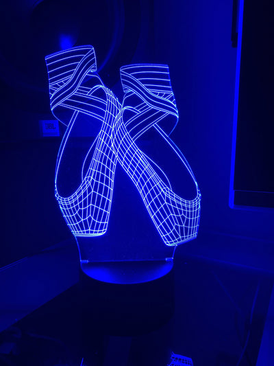 Ballet Slipper 3D Illusion Light