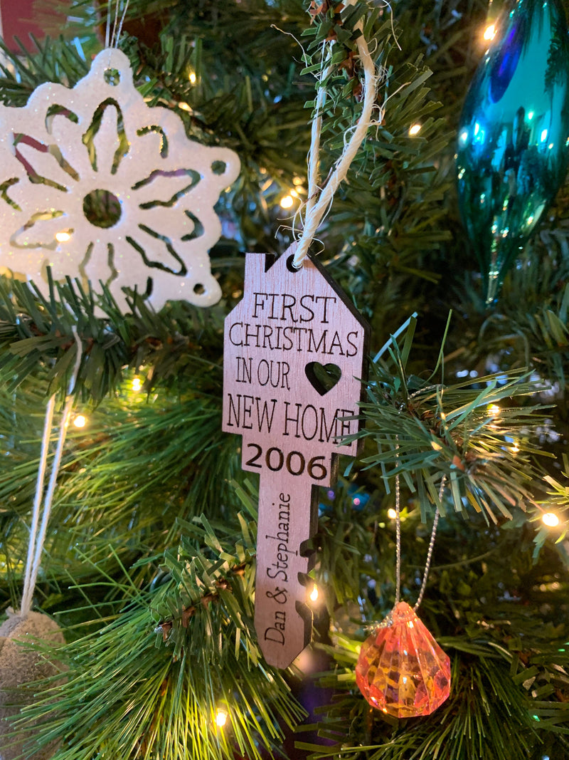 New Home Ornament | Our First Christmas | New Home Gift | First Home Gift | Housewarming Gift | Christmas Ornament | Realtor Gift