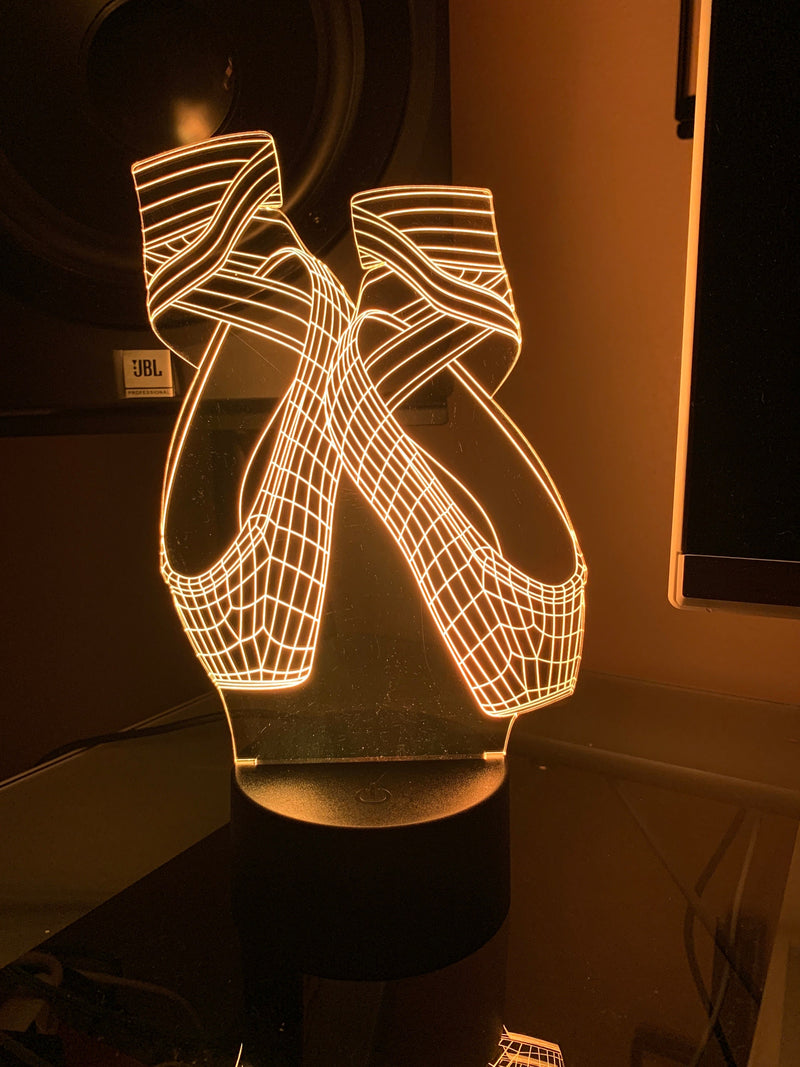 Ballet Slipper 3D Illusion Light