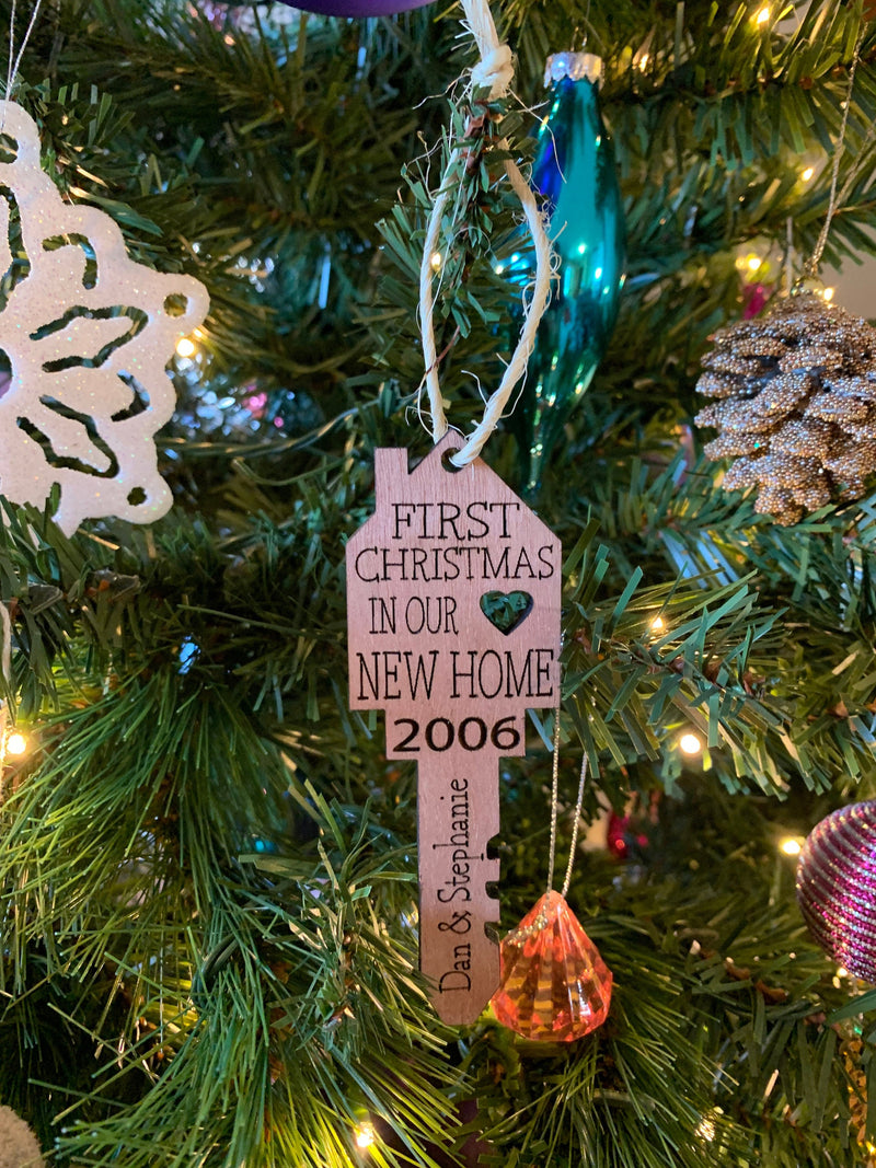 New Home Ornament | Our First Christmas | New Home Gift | First Home Gift | Housewarming Gift | Christmas Ornament | Realtor Gift