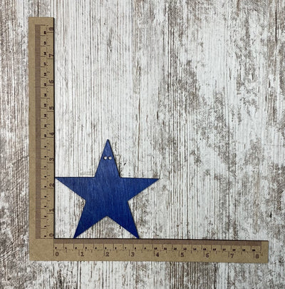 Patriotic Wood Bead Garland with Stained Stars for Fireplace Mantel, Laser cut Garland, Patriotic Wood Garland