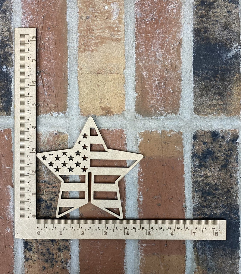 Patriotic 3D Standing Stars - DIY Craft Kit