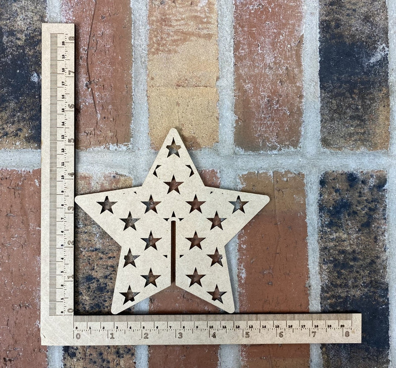 Patriotic 3D Standing Stars - DIY Craft Kit