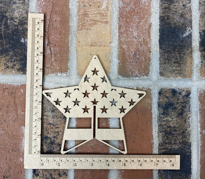 Patriotic 3D Standing Stars - DIY Craft Kit