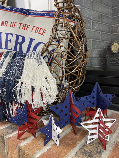 Patriotic 3D Standing Stars - DIY Craft Kit